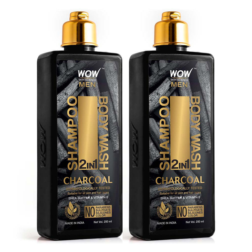 Charcoal 2-In-1 Shampoo + Body Wash