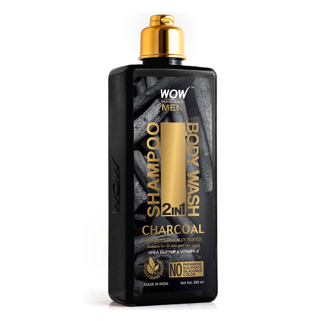 Charcoal 2-In-1 Shampoo + Body Wash