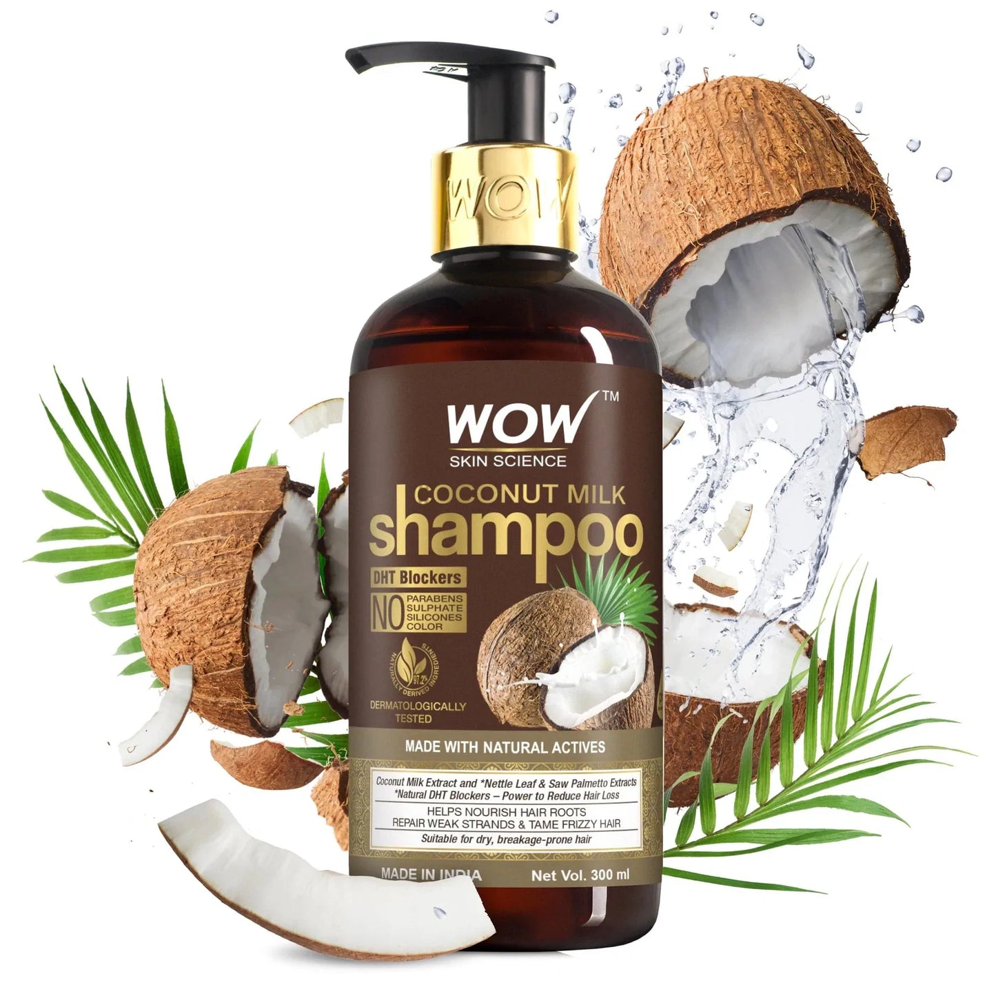 Coconut Milk Shampoo - Helps Nourish Hair Roots & Repair Weak Strands