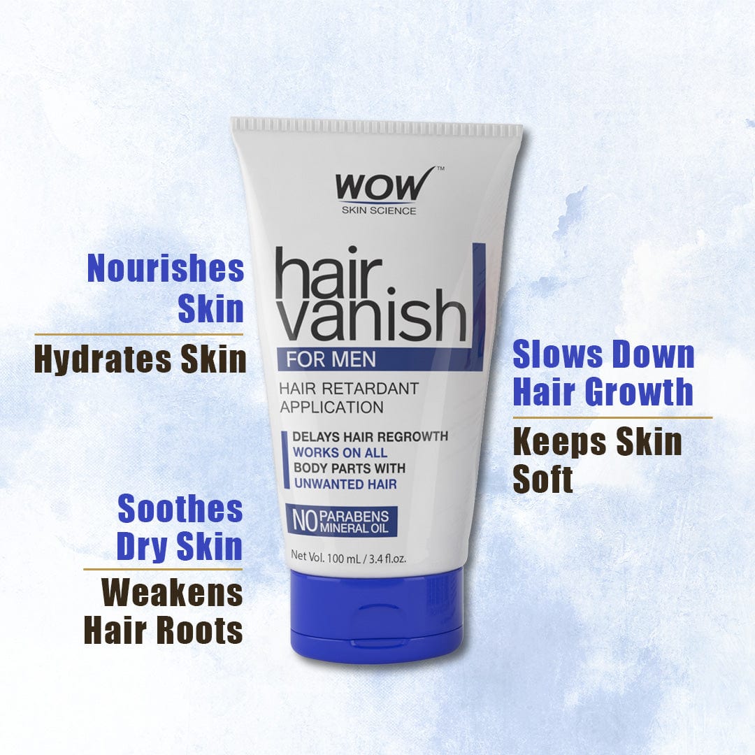 WOW Skin Science Hair Vanish For Men - No Parabens & Mineral Oil - 100 ml - BuyWow