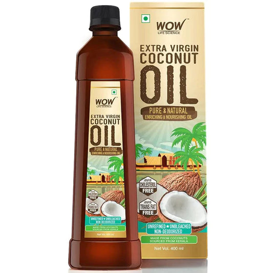 Extra Virgin Coconut Oil (Cold Pressed) - Pure & Natural - 400 ml