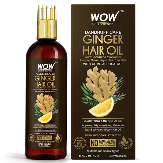 Ginger Hair Oil - For Dandruff Care - for All Hair Types