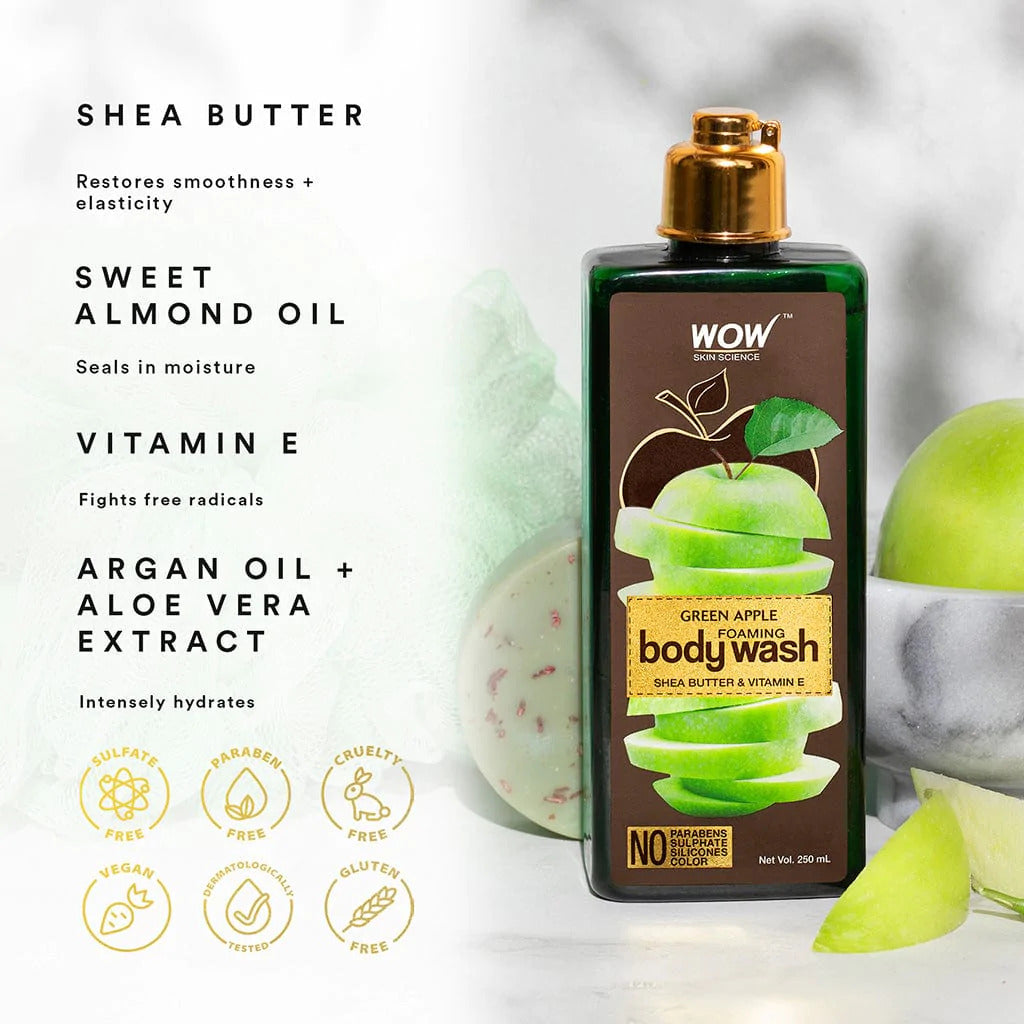 Green Apple Foaming Body Wash