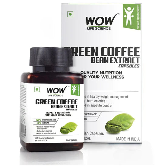 Green Coffee Bean Extract Capsules - 60 Count