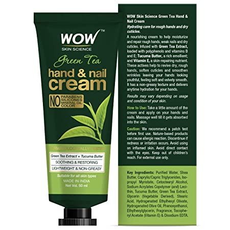 Green Tea Hand & Nail Cream