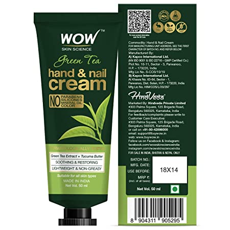 Green Tea Hand & Nail Cream