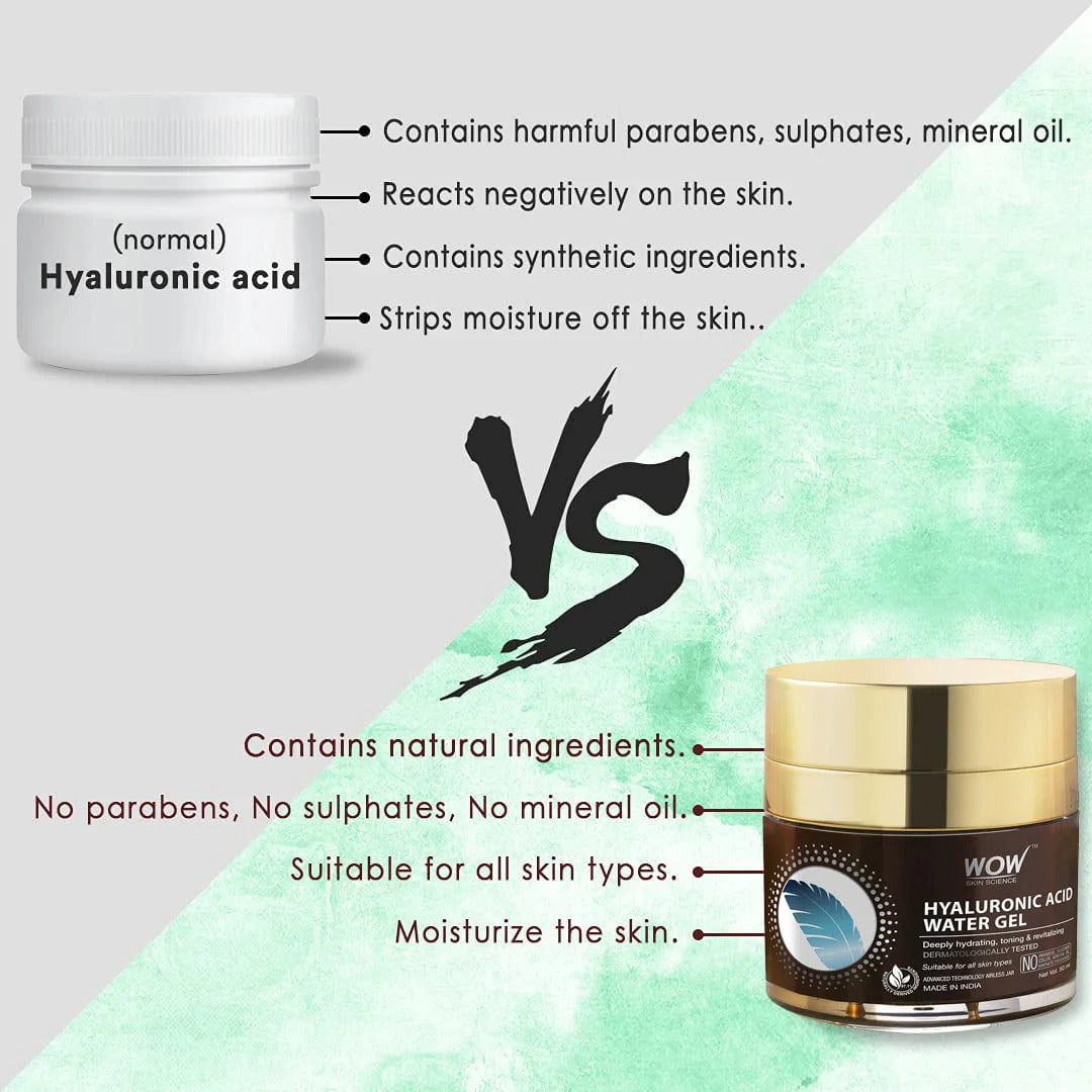 Normal Cream VS Hyaluronic Acid Face Cream