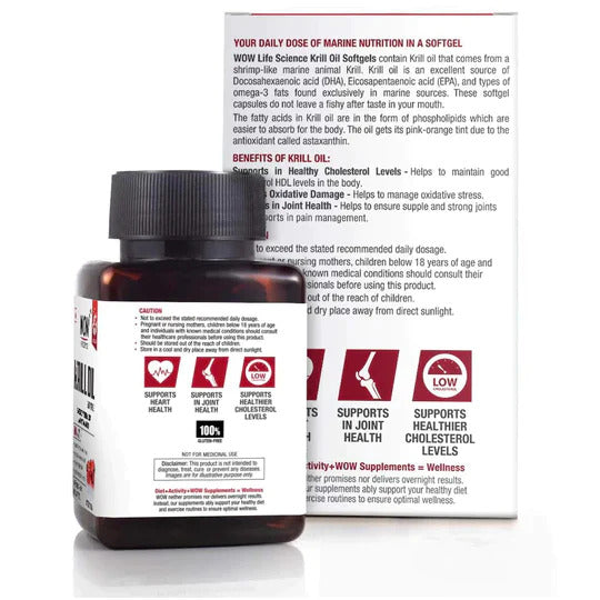 Krill Oil Capsules Nutritional Information