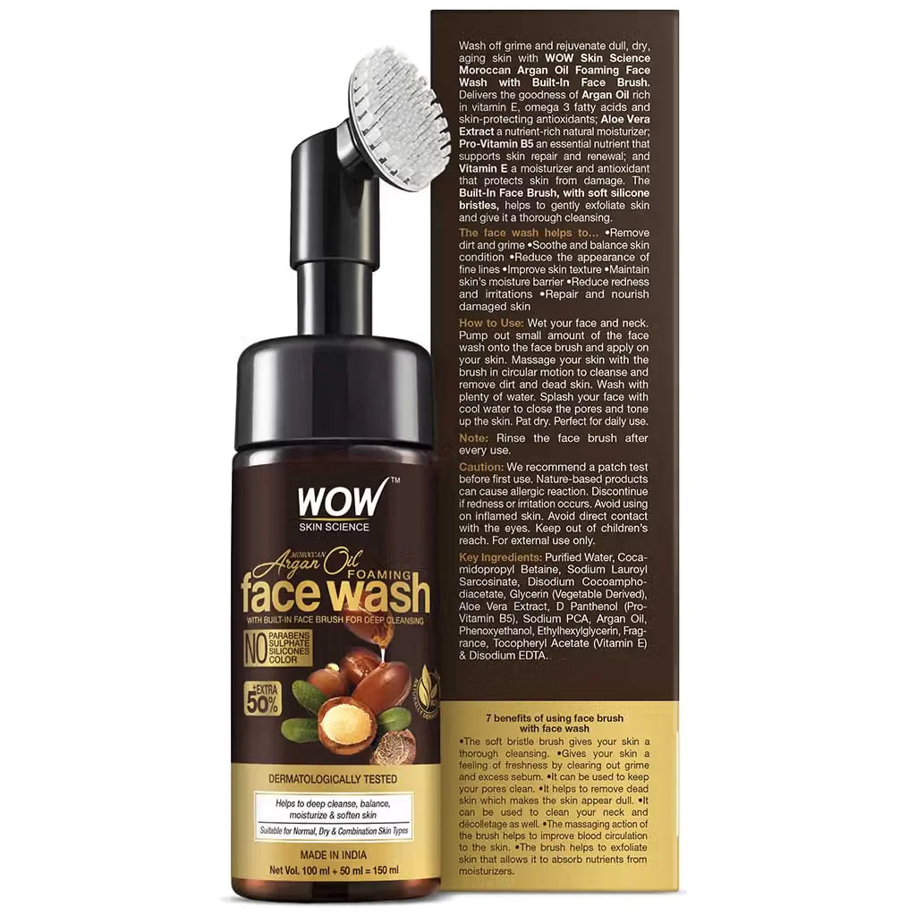 Moroccan Argan Oil Face Wash