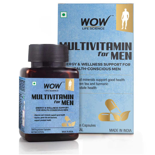 Multivitamin Capsules for Men - For Energy and Wellness - 60 capsules