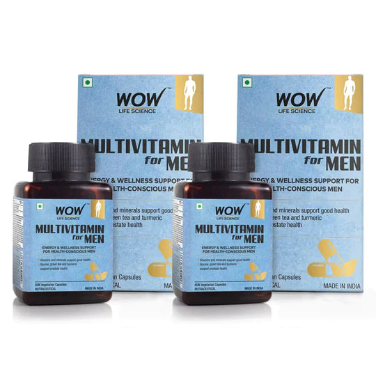 Multivitamin Capsules for Men - For Energy and Wellness - 60 capsules