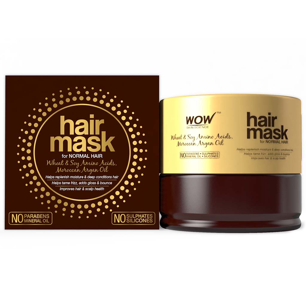 Wheat & Soy Amino Acids, Moroccan Argan Oil Hair Mask for Normal Hair - 100 ml