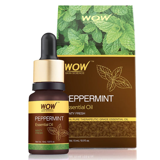 WOW Skin Science Peppermint Essential Oil - 15 ml - BuyWow