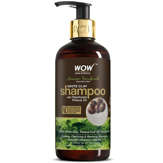 Amazon Rainforest White Clay Shampoo with Rainforest Pataua Oil - 300 ml