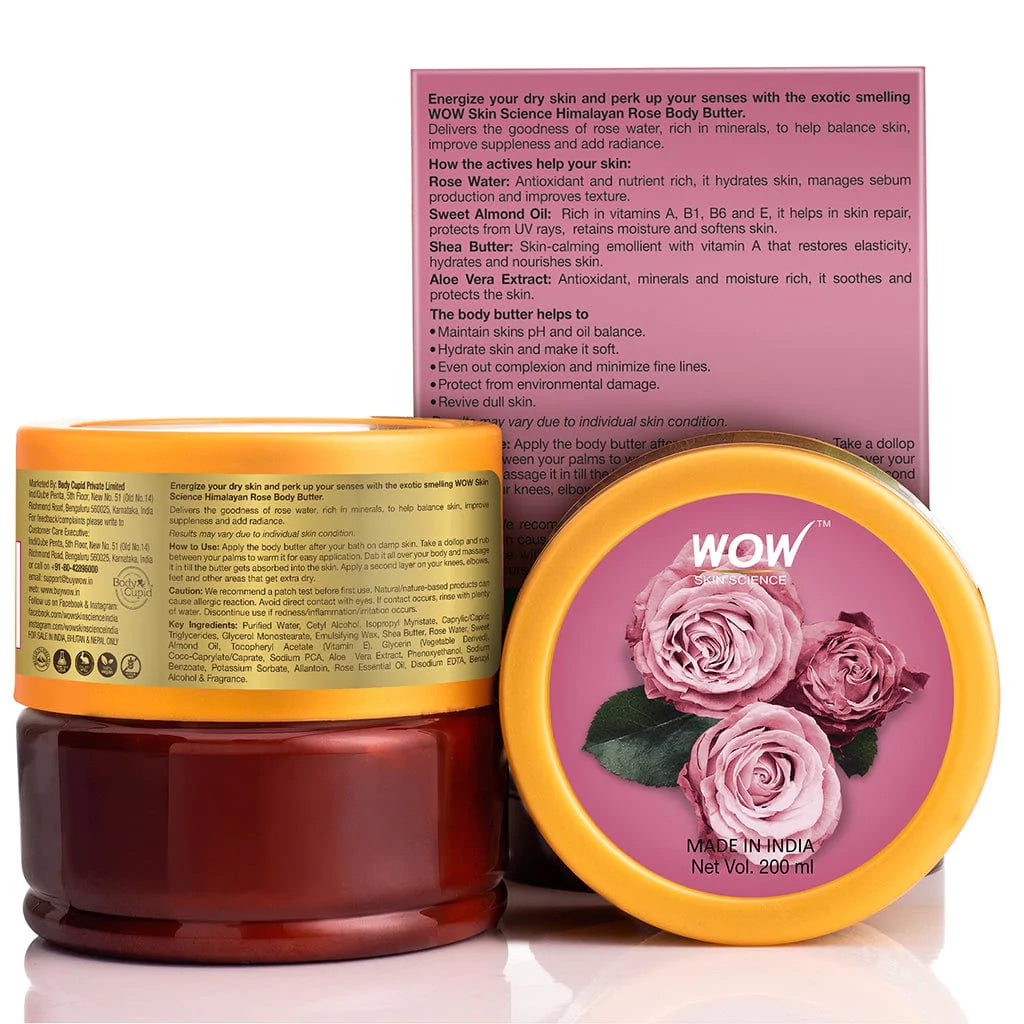 Himalayan Rose Body Butter - To help hydrate, tone and enhance skin