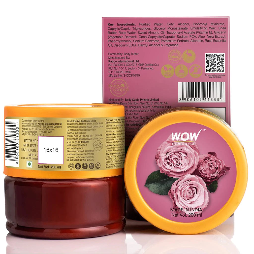 Himalayan Rose Body Butter - To help hydrate, tone and enhance skin