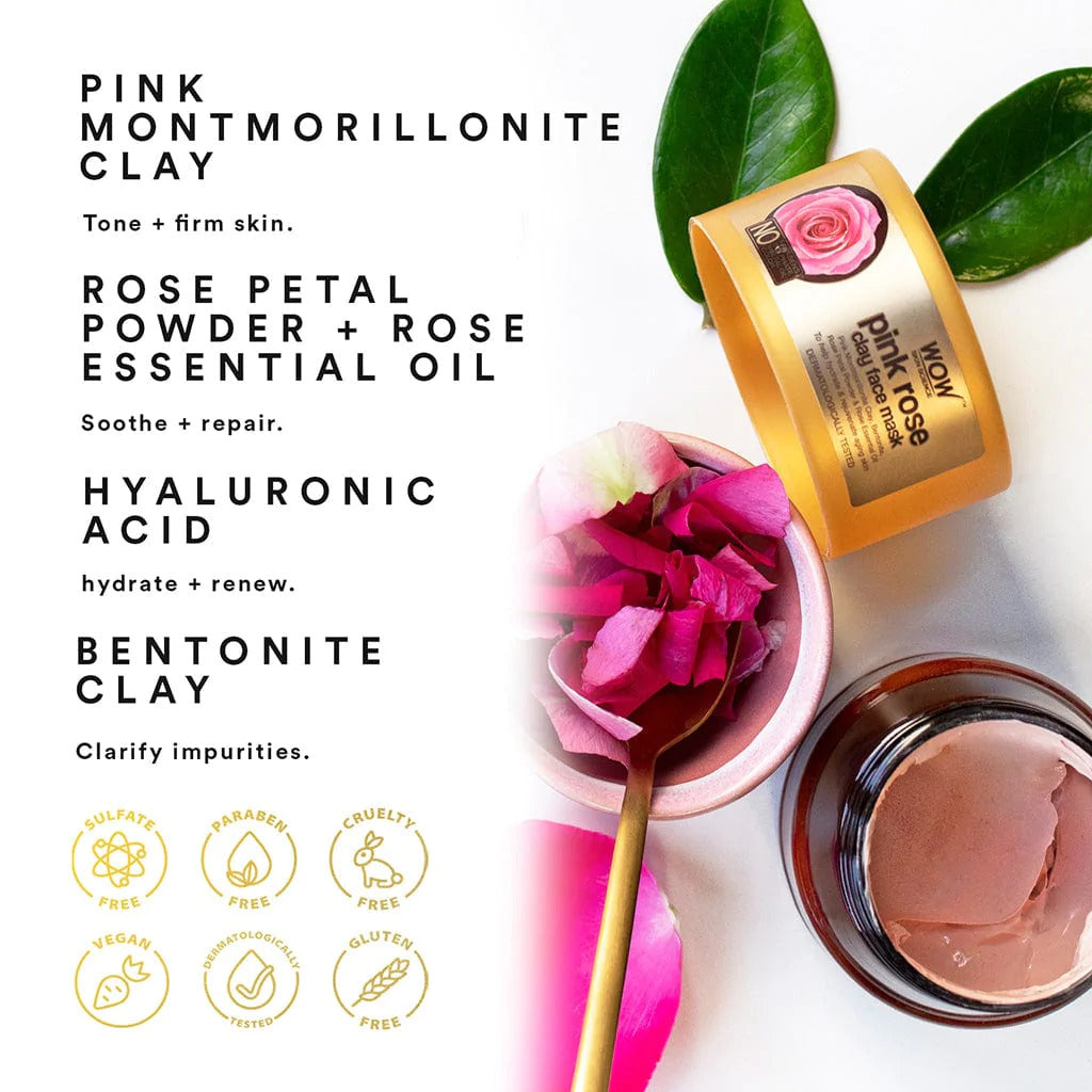 Rose Face Mask - To Help Hydrate & Rejuvenate Aging Skin