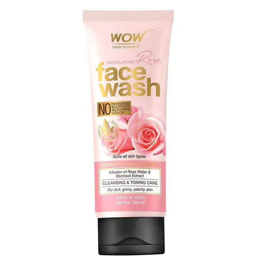 Rose Face Wash Tube