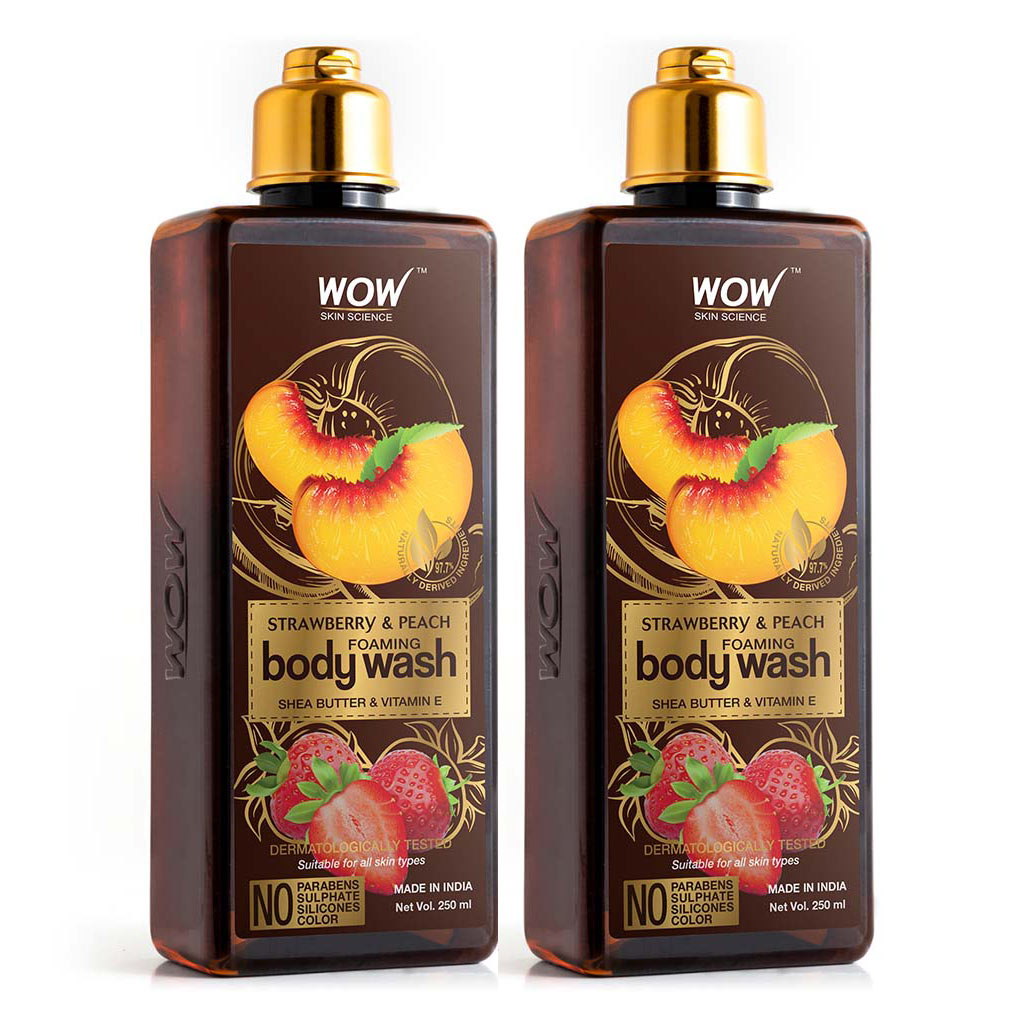 Strawberry & Peach Foaming Body Wash