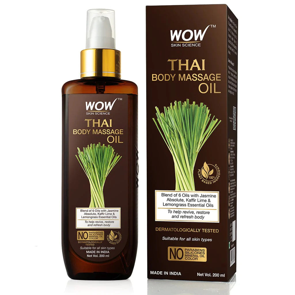 Thai Body Massage Oil - To help revive, restore and refresh body - 200 ml