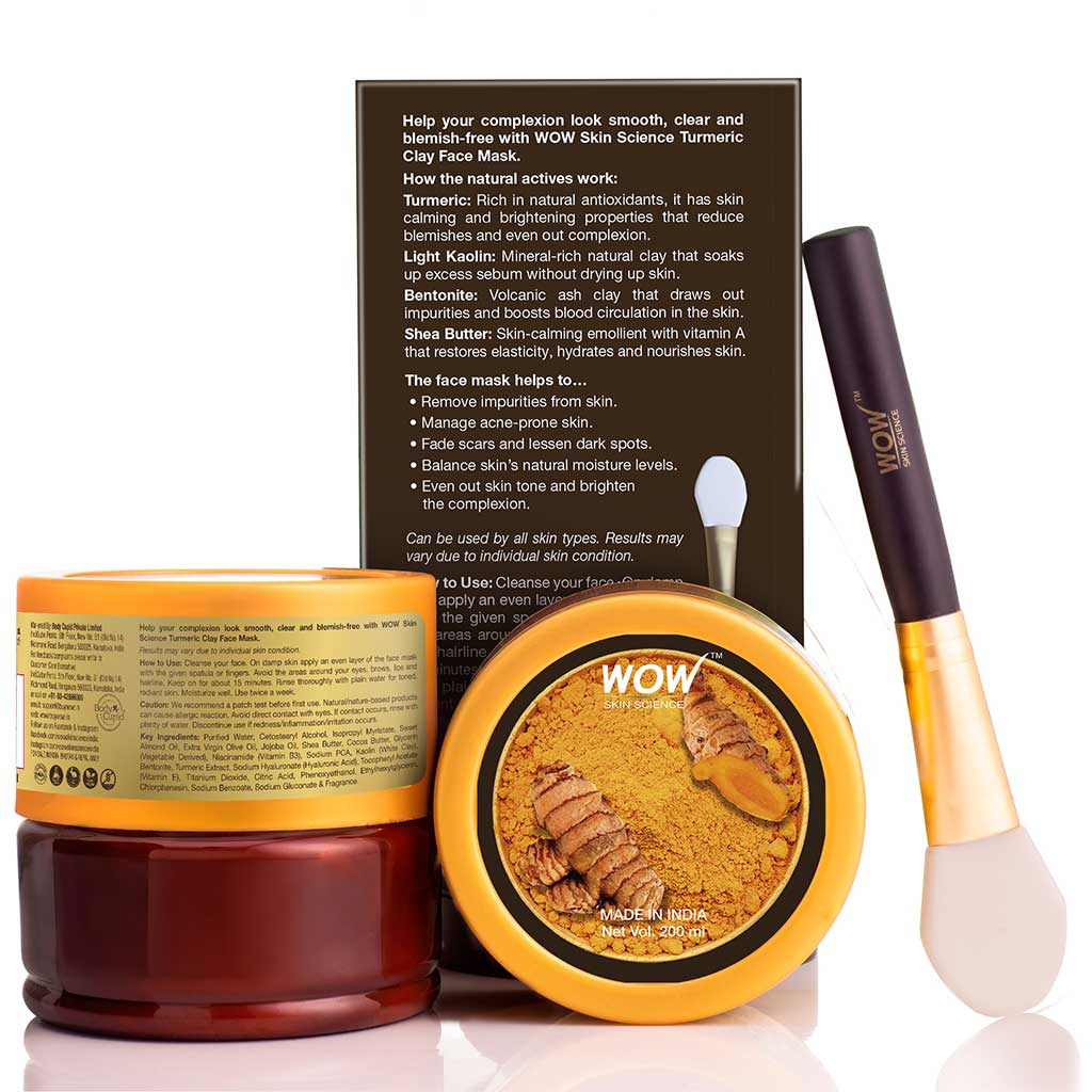 Turmeric Clay Face Mask - 200 ml