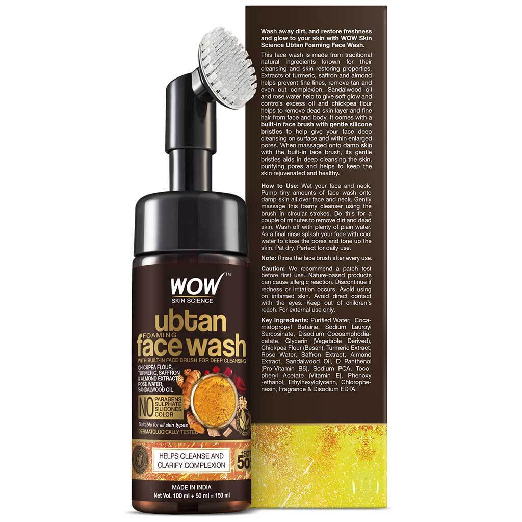 Ubtan Face Wash for Tan Removal & Facial Cleansing