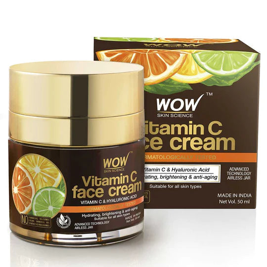 Vitamin C Face Cream For Skin Brightening and Moisturizing - 50 mL